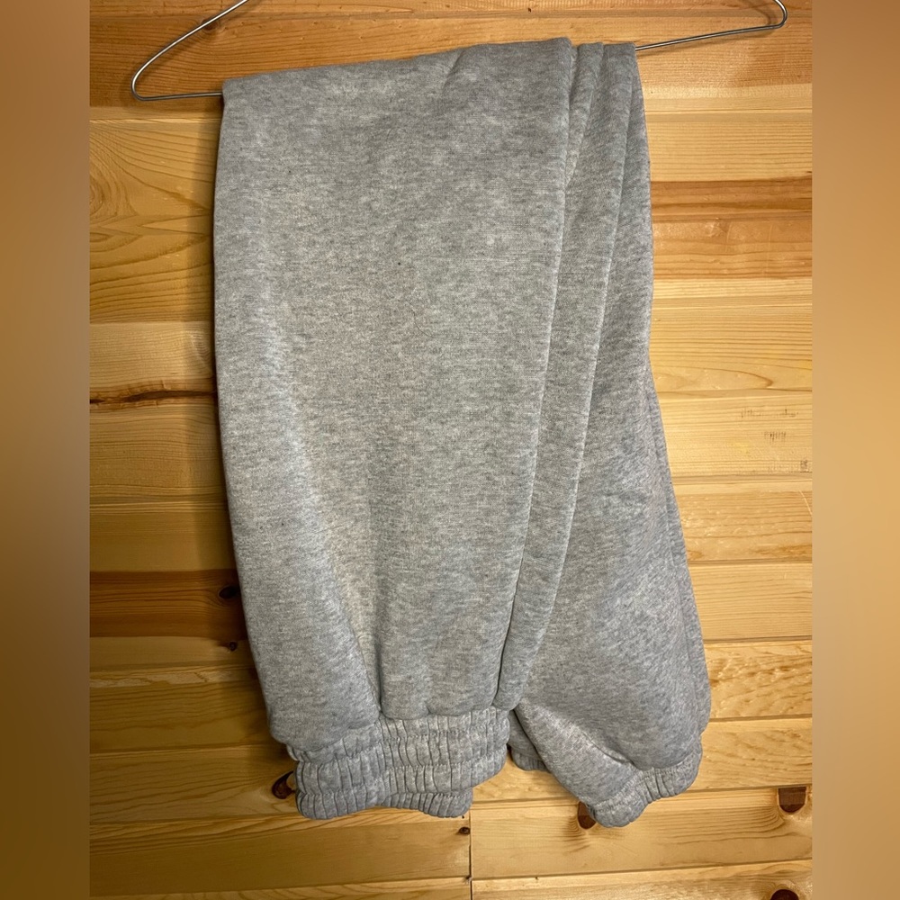 Fleece Lined simple Sweatpants